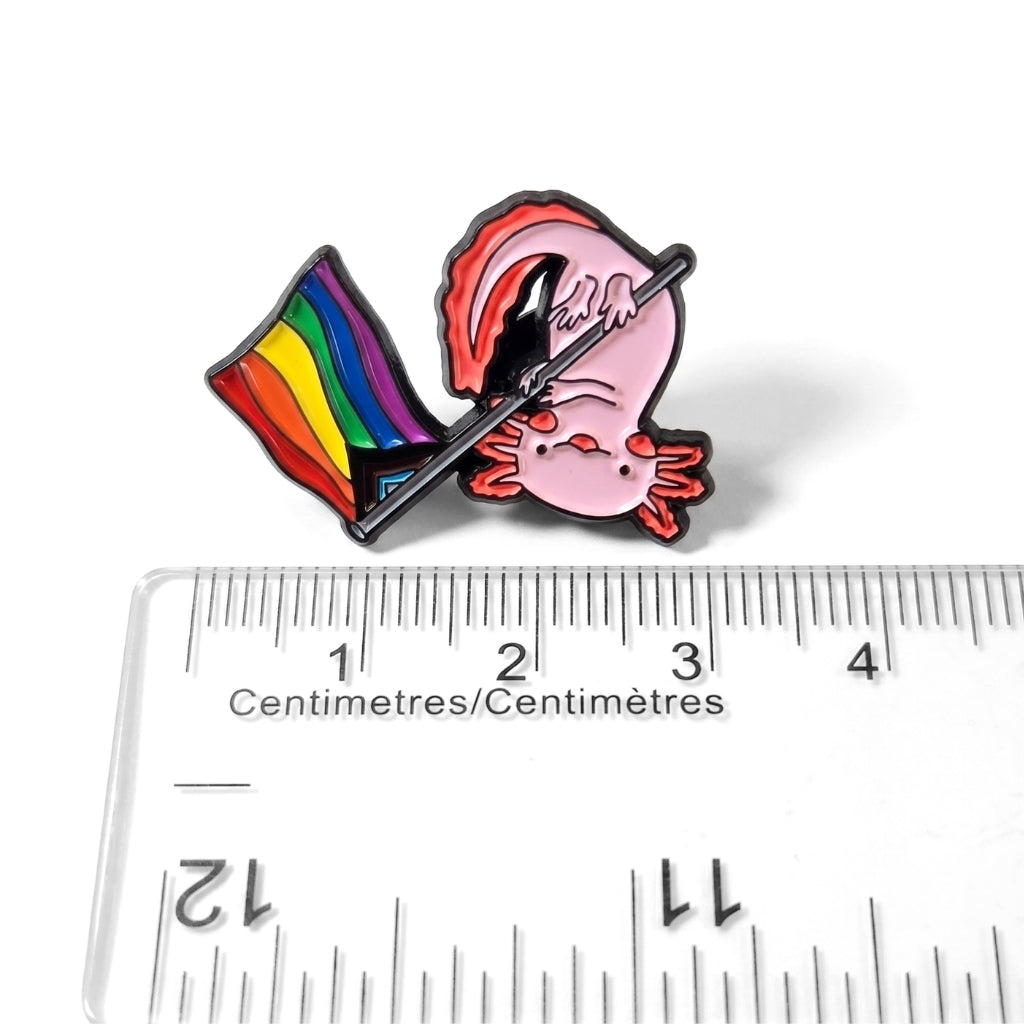 Axolotl On Parade [Pride] | Collectible Pin