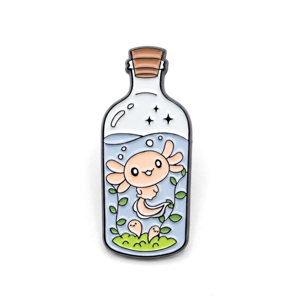 Axolotl in a Bottle | Collectible Pin