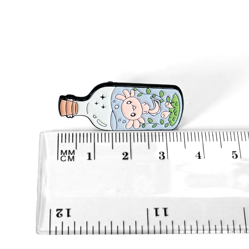 Axolotl in a Bottle | Collectible Pin