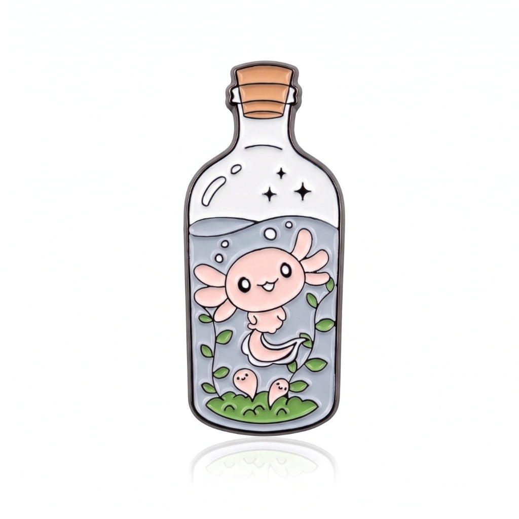 Axolotl in a Bottle | Collectible Pin