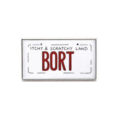 Plaque d'immatriculation BORT | Pin's de collection