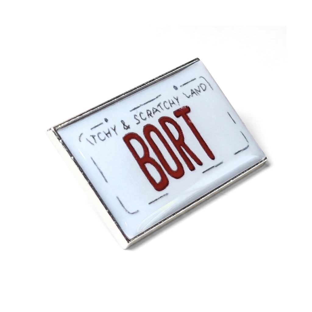 Plaque d'immatriculation BORT | Pin's de collection