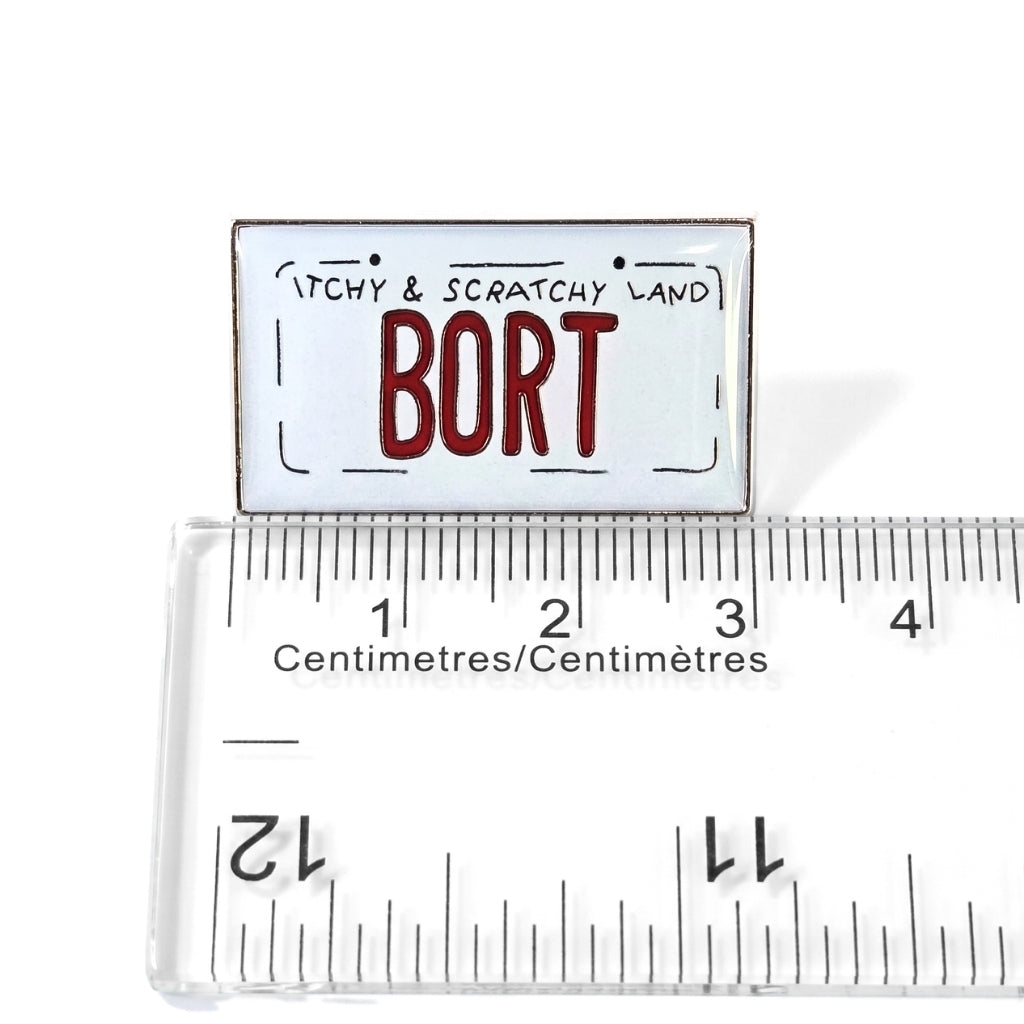 Plaque d'immatriculation BORT | Pin's de collection