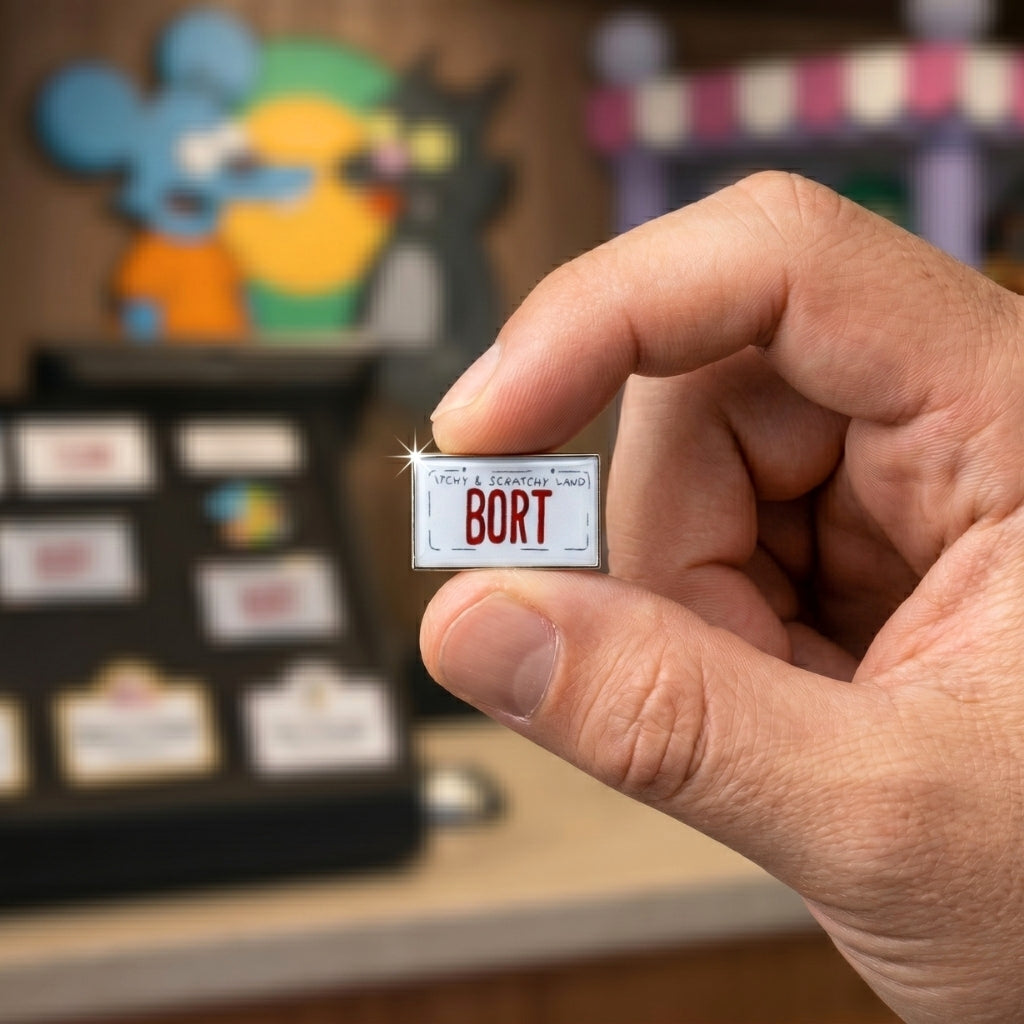 Plaque d'immatriculation BORT | Pin's de collection