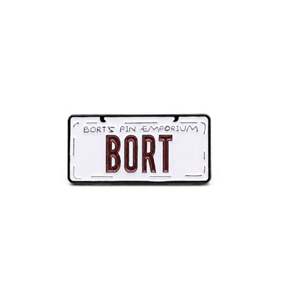 BORT License Plate | Collectible Pin