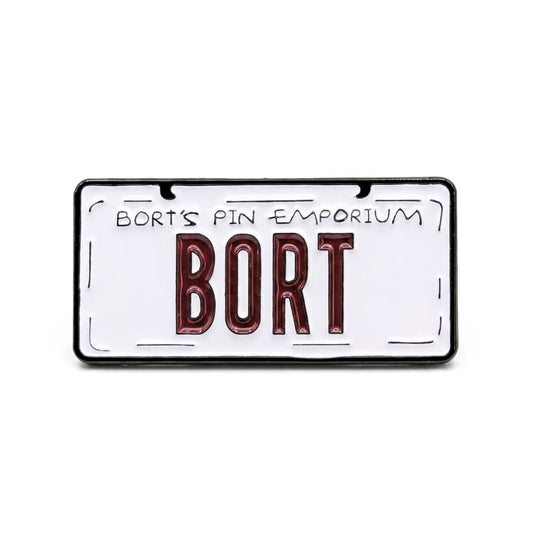 BORT License Plate | Collectible Pin