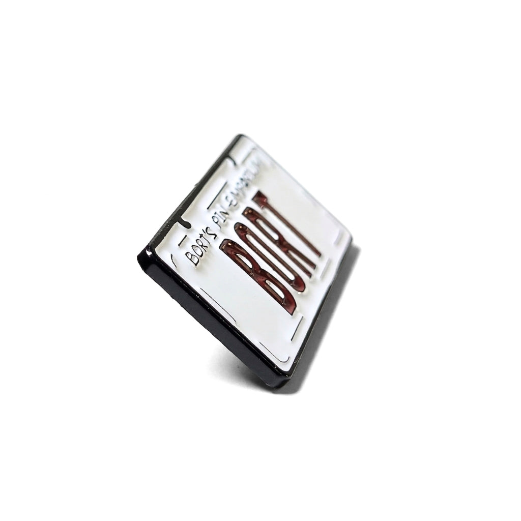 BORT License Plate | Collectible Pin
