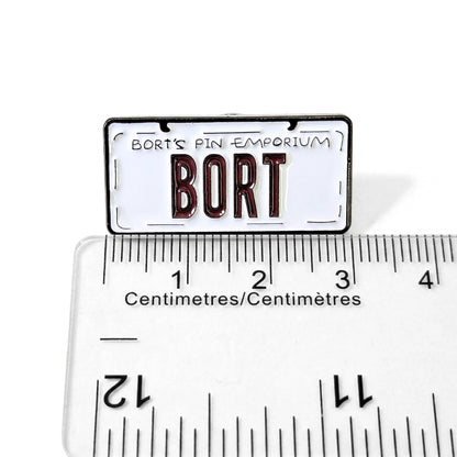 BORT License Plate | Collectible Pin