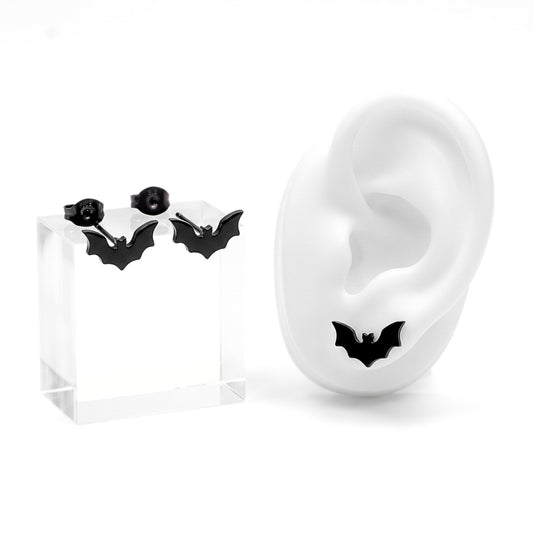 Bat Silhouette Studs | Earrings
