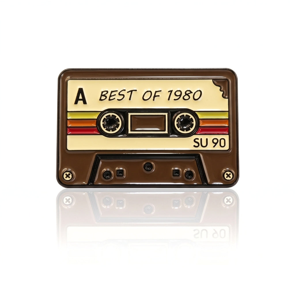 Best of 1980 Vintage Cassette Tape | Collectible Pin