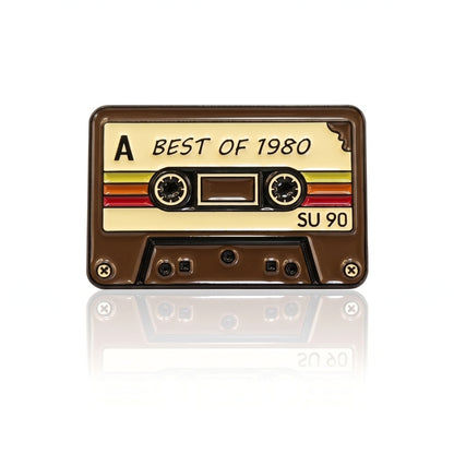 Best of 1980 Vintage Cassette Tape | Collectible Pin