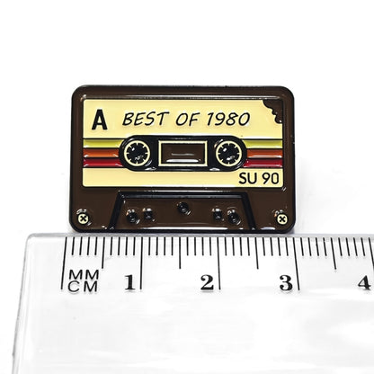 Best of 1980 Vintage Cassette Tape | Collectible Pin