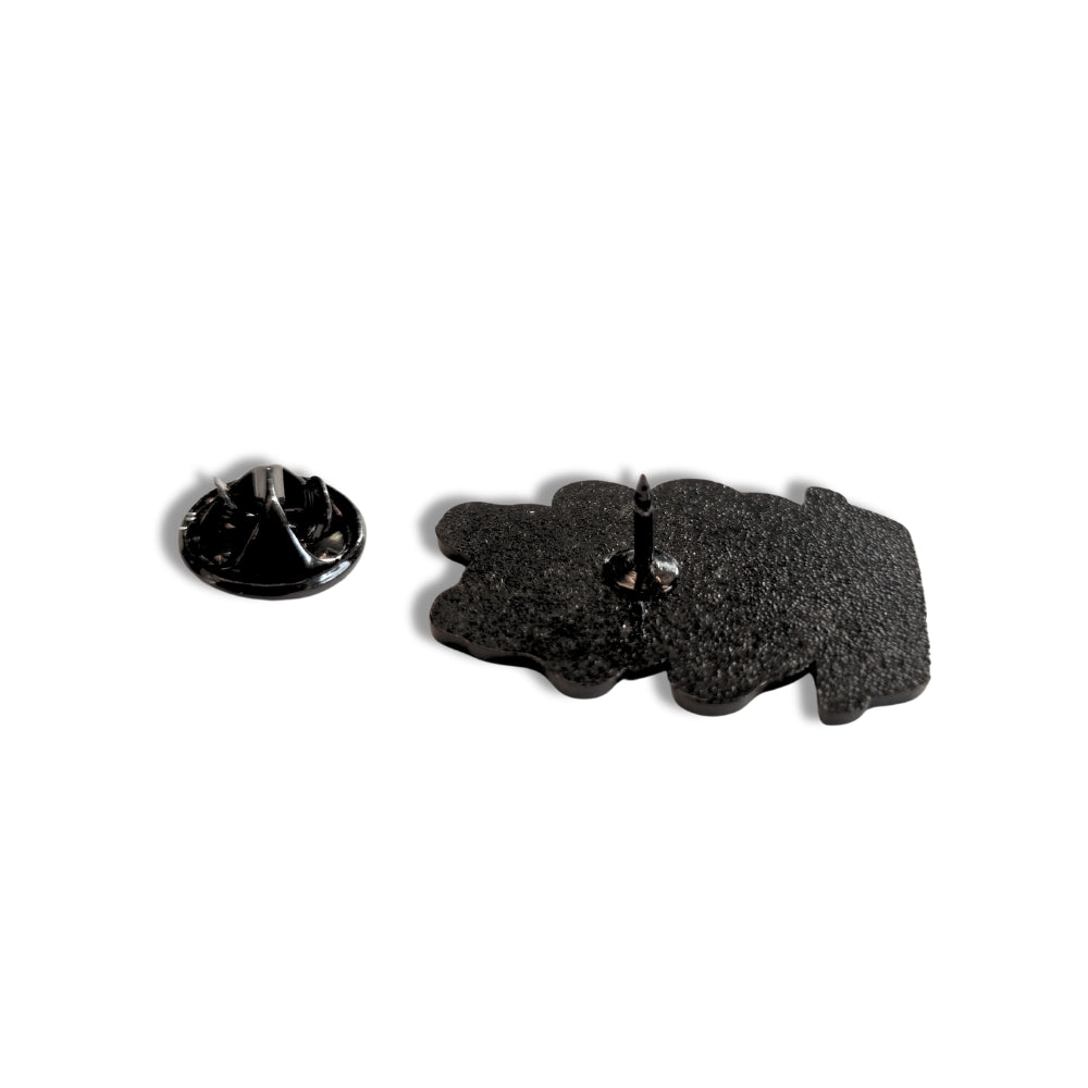 Black Cat in Plant Pot | Collectible Pin