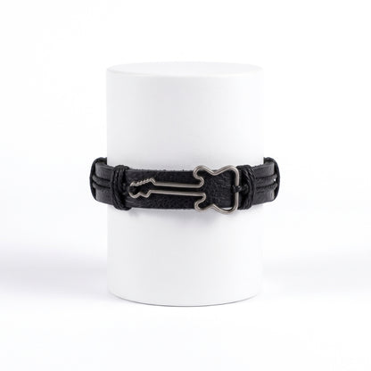 Black Leather Guitar | Bracelet
