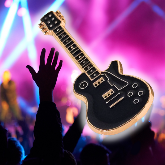Electric Guitar (Black) | Collectible Pin