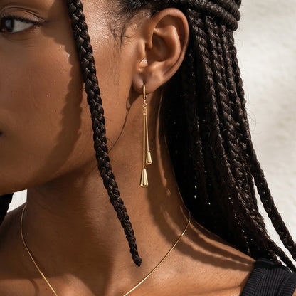 Bolo Teardrops [Gold] | Earrings