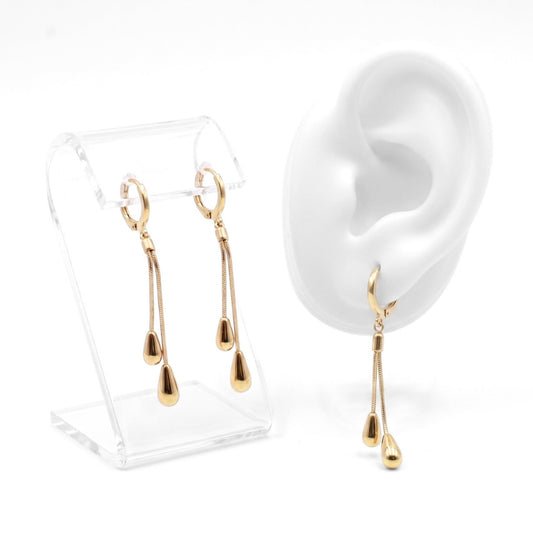 Bolo Teardrops [Gold] | Earrings