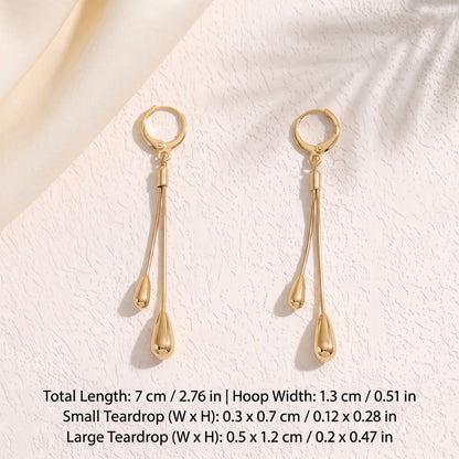 Bolo Teardrops [Gold] | Earrings