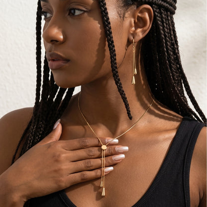 Bolo Teardrops [Gold] | Earrings