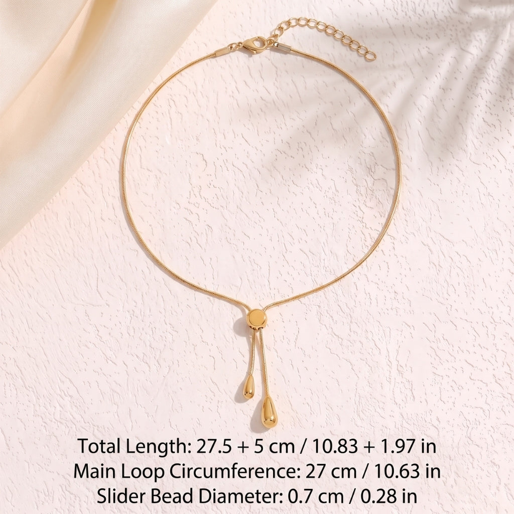 Bolo Teardrop [Gold] | Necklace