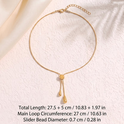 Bolo Teardrop [Gold] | Necklace