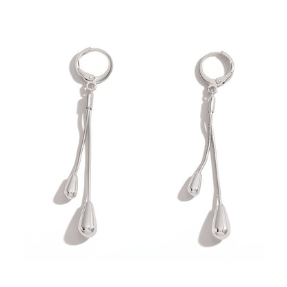 Bolo Teardrops [Silver] | Earrings