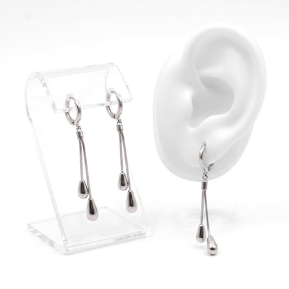Bolo Teardrops [Silver] | Earrings