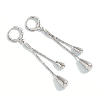 Bolo Teardrops [Silver] | Earrings