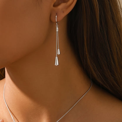 Bolo Teardrops [Silver] | Earrings