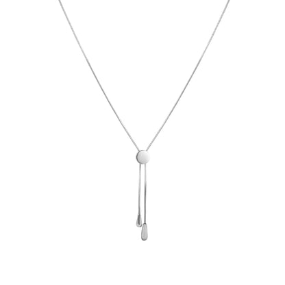 Bolo Teardrop [Silver] | Necklace