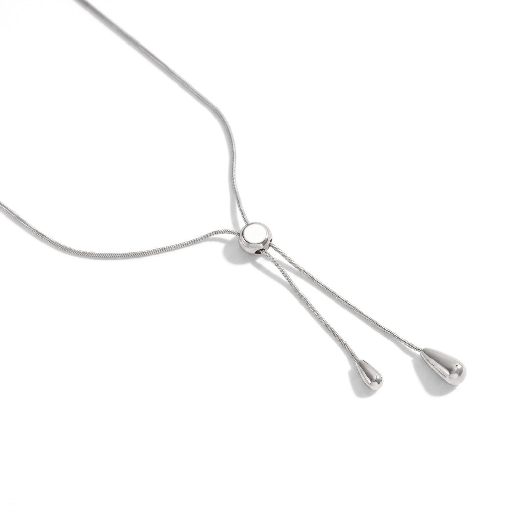Bolo Teardrop [Silver] | Necklace