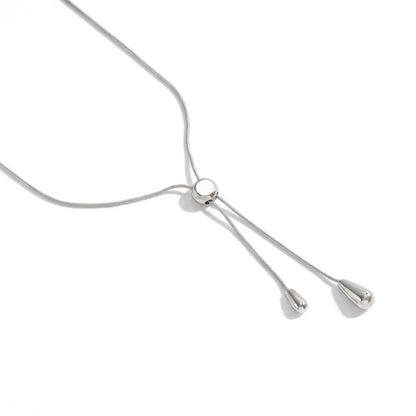 Bolo Teardrop [Silver] | Necklace