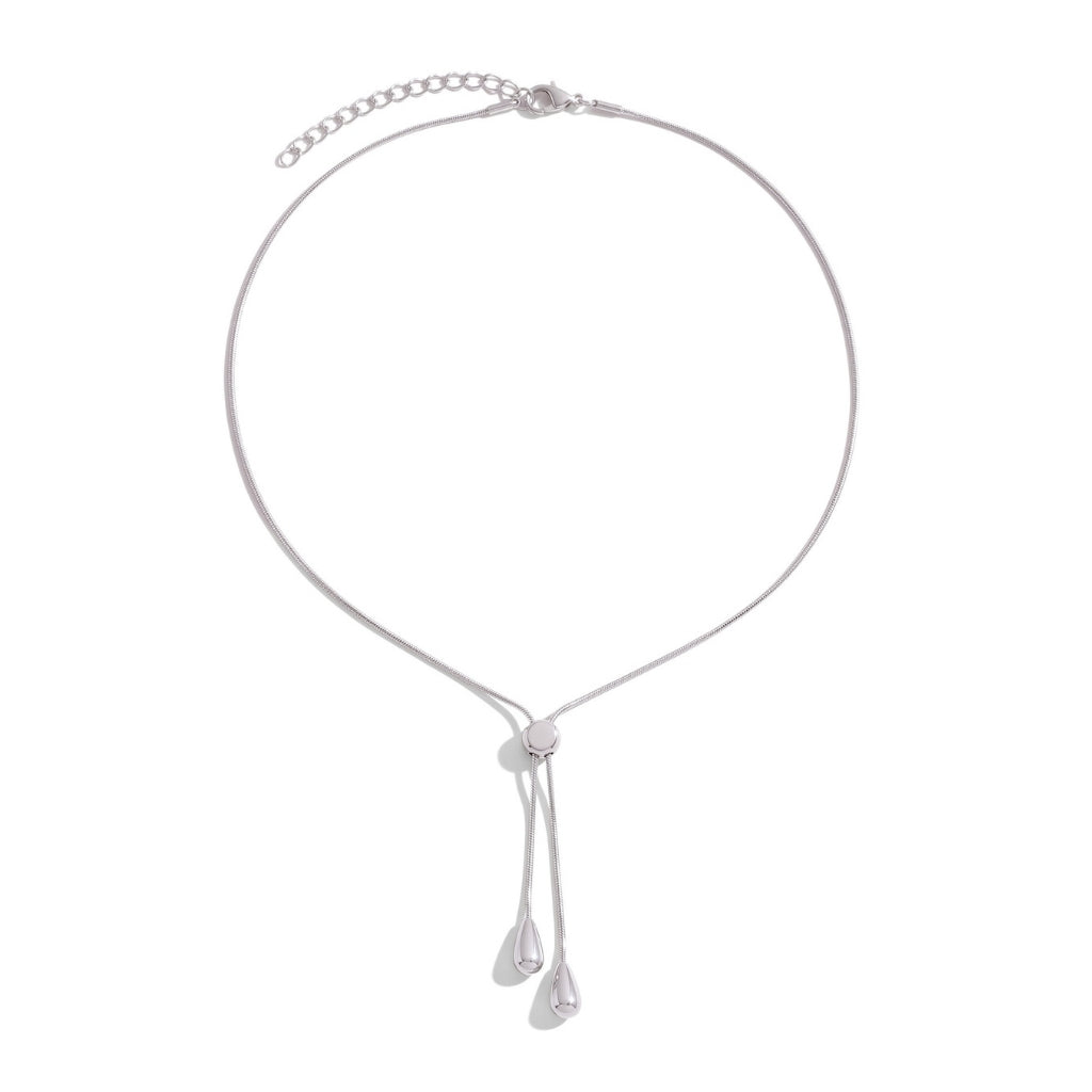 Bolo Teardrop [Silver] | Necklace