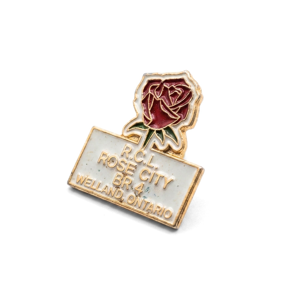 Branch 4 - Rose City Welland [Vintage Royal Canadian Legion] | Collectible Pin
