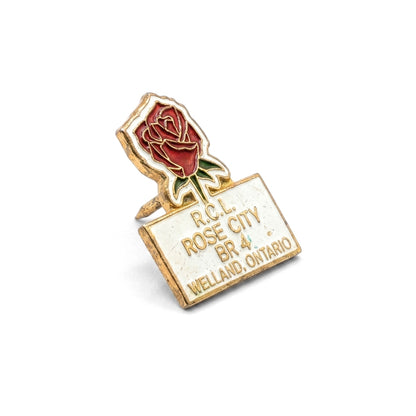 Branch 4 - Rose City Welland [Vintage Royal Canadian Legion] | Collectible Pin
