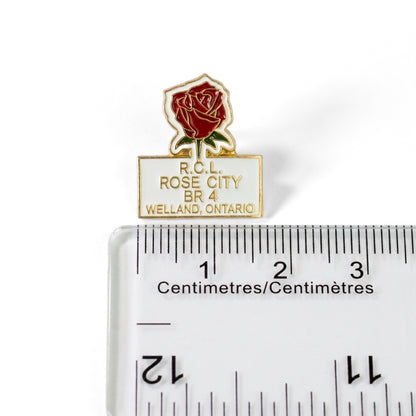 Branch 4 - Rose City Welland [Vintage Royal Canadian Legion] | Collectible Pin