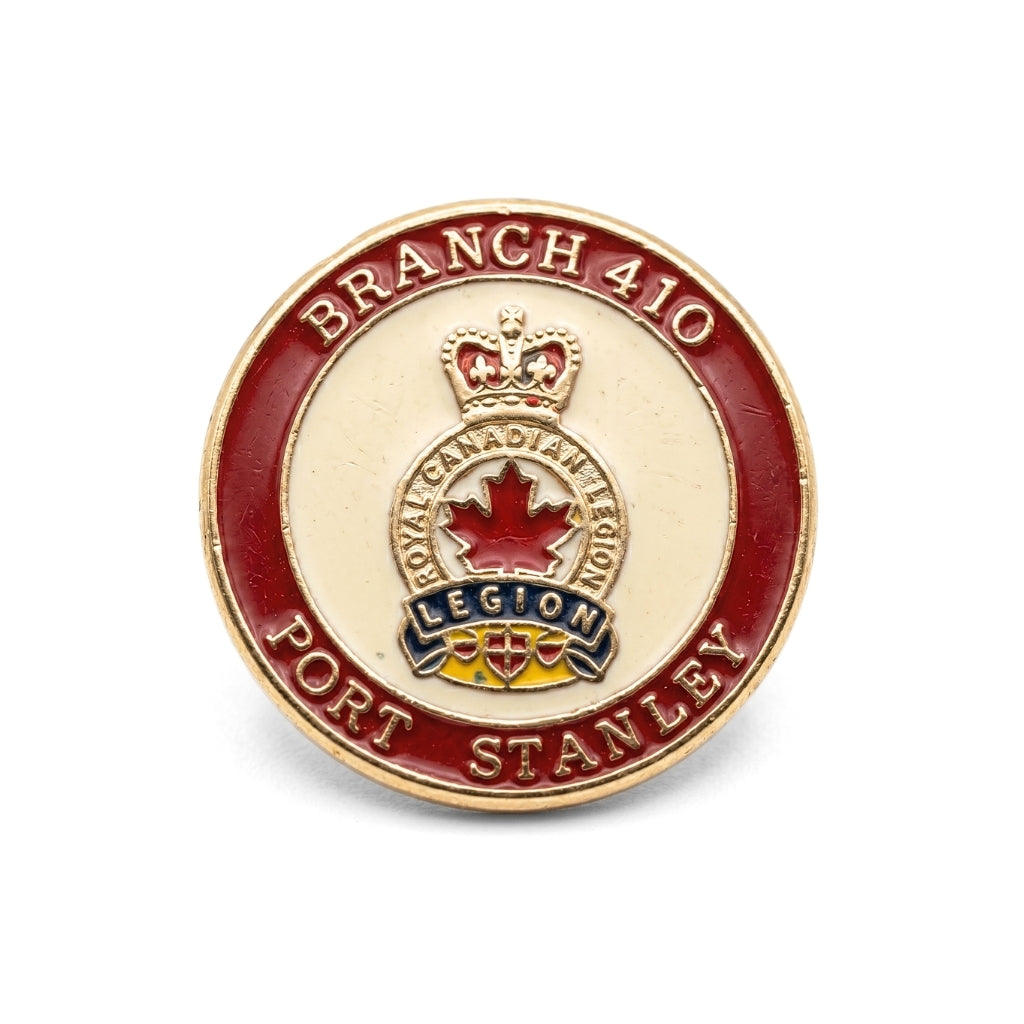 Branch 410 - Port Stanley [Vintage Royal Canadian Legion] | Collectible Pin