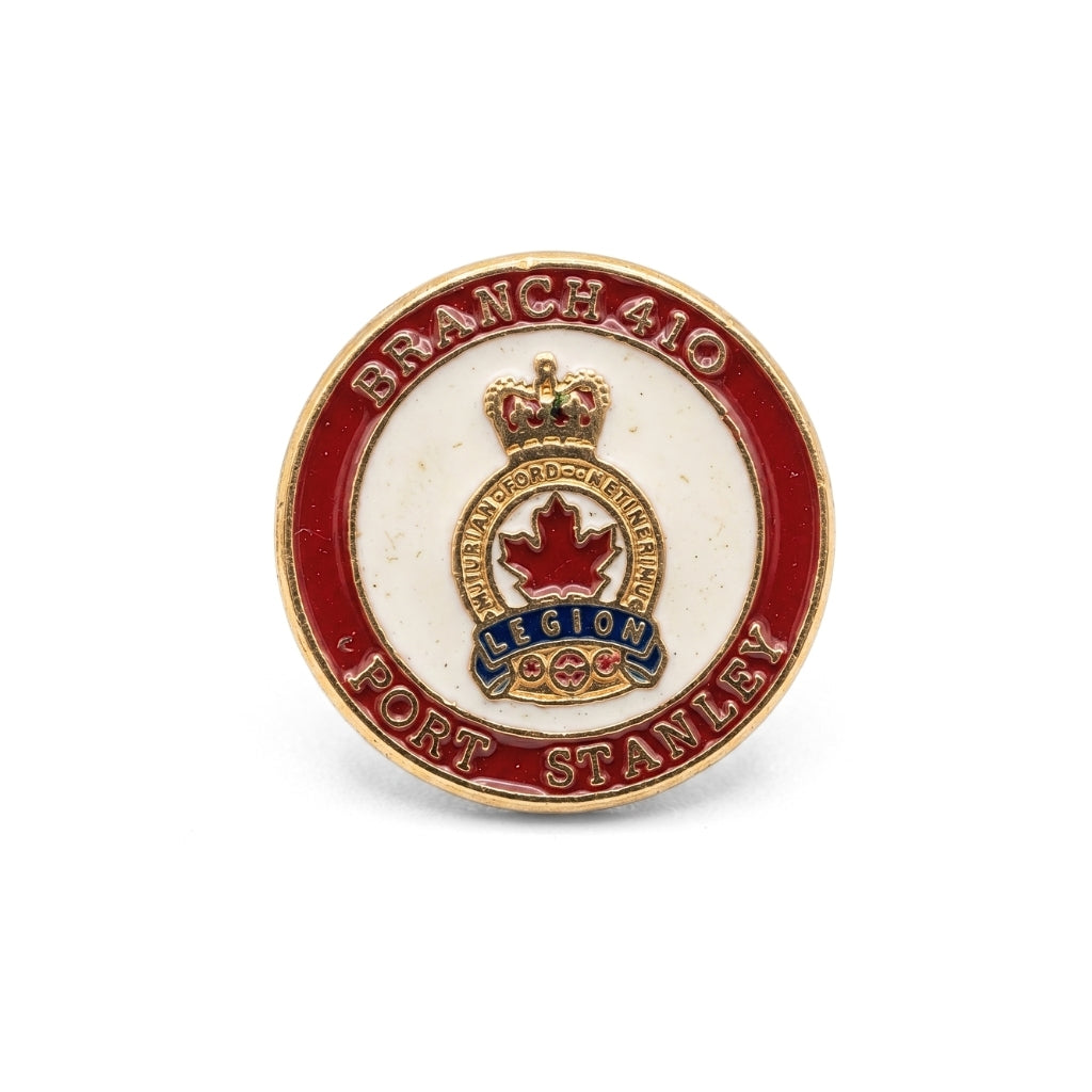 Branch 410 - Port Stanley [Vintage Royal Canadian Legion] | Collectible Pin