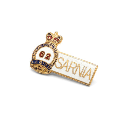 Branch 62 - Sarnia [Vintage Royal Canadian Legion] | Collectible Pin