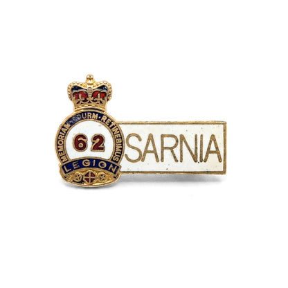 Branch 62 - Sarnia [Vintage Royal Canadian Legion] | Collectible Pin