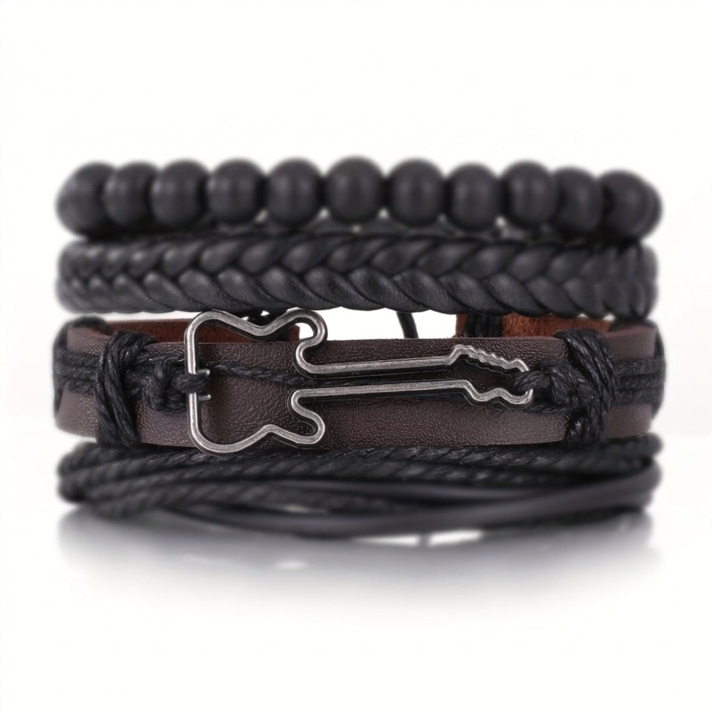 Brown Leather Guitar | Bracelet