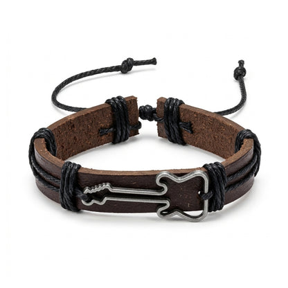 Brown Leather Guitar | Bracelet