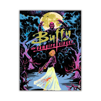 Buffy the Vampire Slayer - Retro Comic | Canvas Art Print