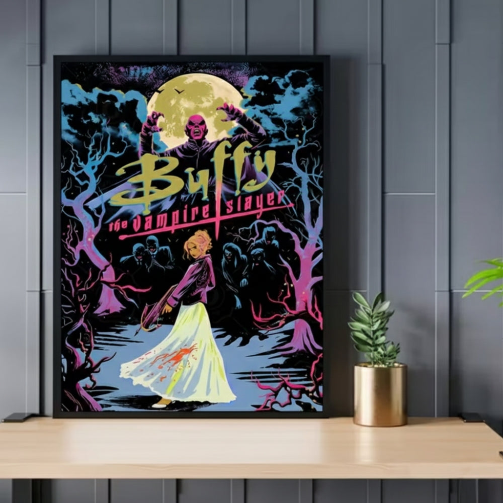 Buffy the Vampire Slayer - Retro Comic | Canvas Art Print