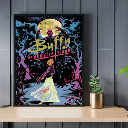Buffy the Vampire Slayer - Retro Comic | Canvas Art Print