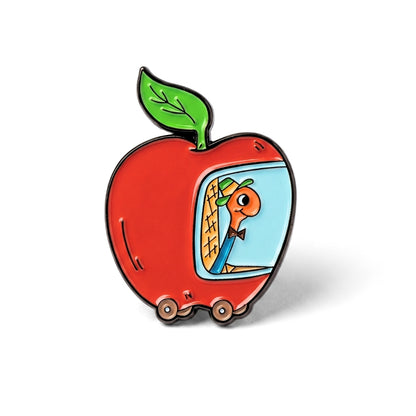 Monde agité Apple Car | Épingle de collection