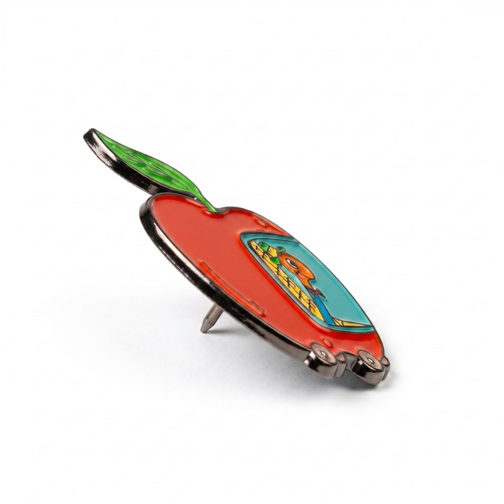 Monde agité Apple Car | Épingle de collection