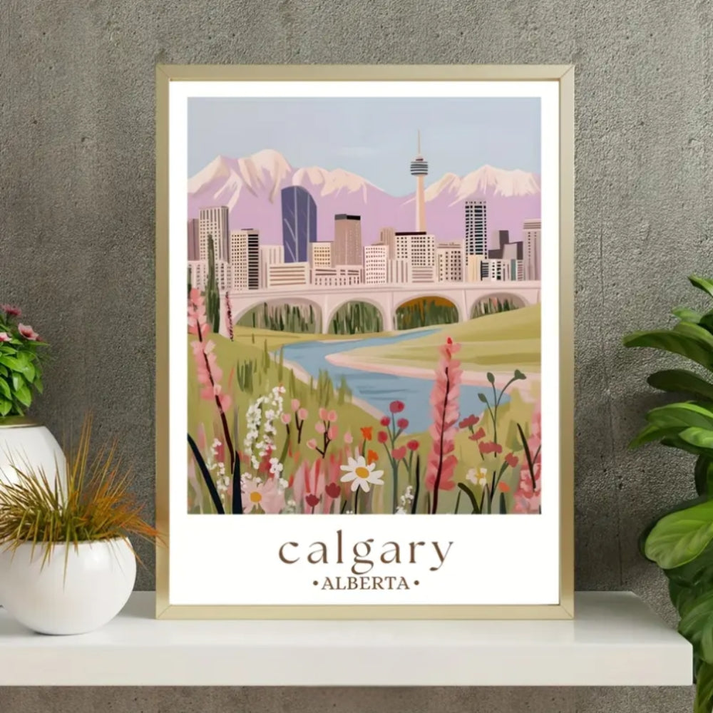 Calgary | Canvas Art Print