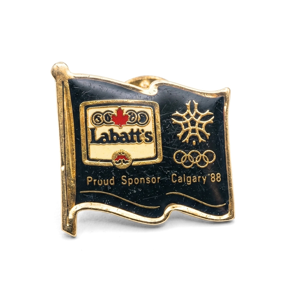 1988 Calgary Olympics - Labatt's Sponsor [Vintage] | Collectible Pin