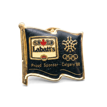 1988 Calgary Olympics - Labatt's Sponsor [Vintage] | Collectible Pin